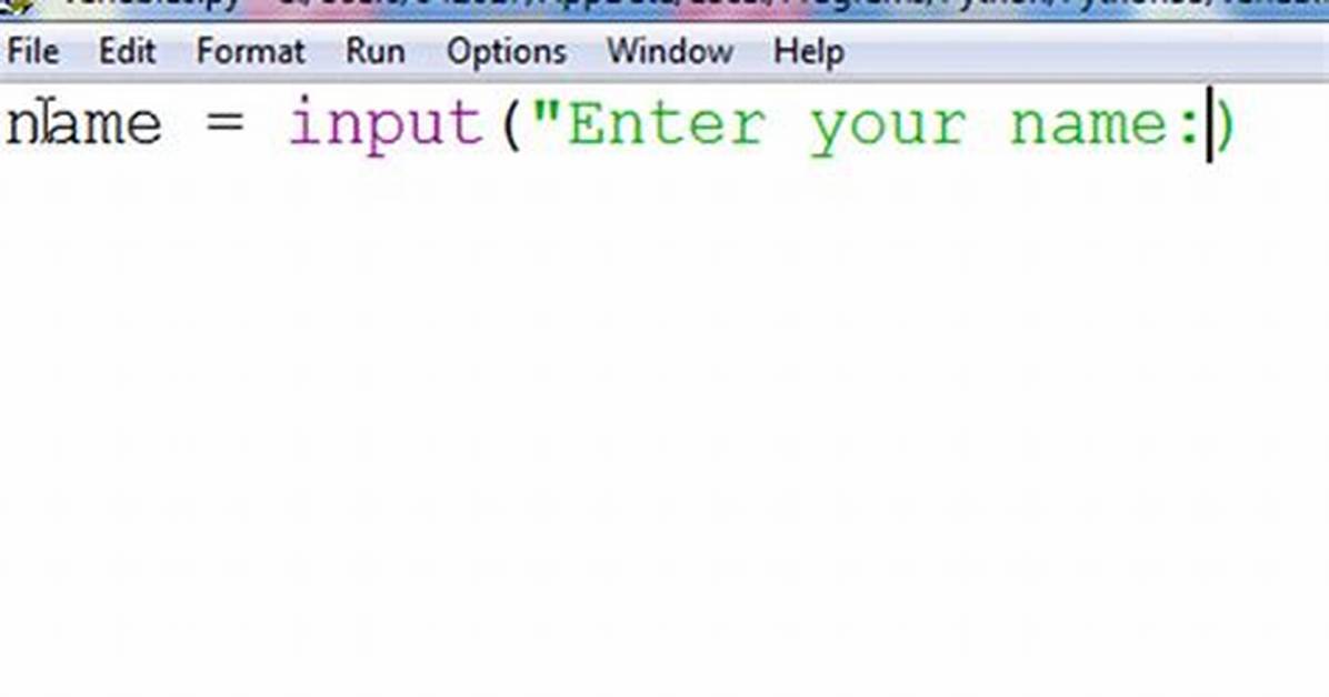 Getting Keyboard Input