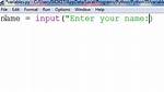 Getting Keyboard Input