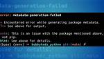 Getting "Metadata Generation Failed" When Building C# Function App in Visual Studio 2019