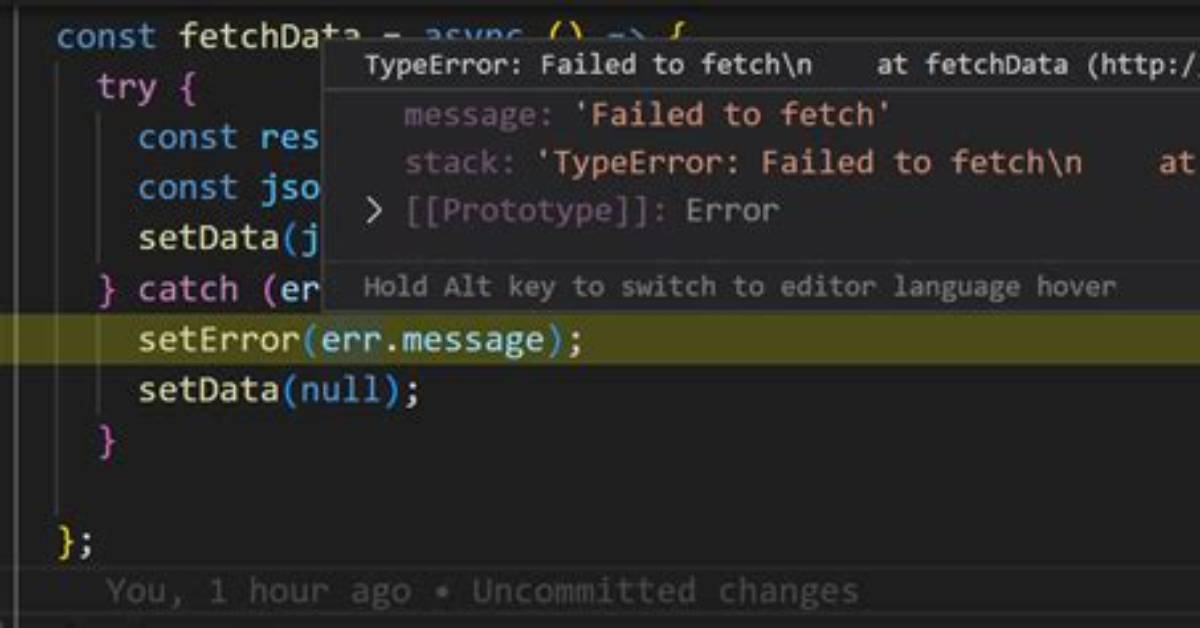 Getting "Typeerror: Failed to Fetch" When the Request Hasn't Actually Failed