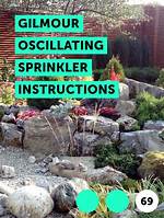 Gilmour Oscillating Sprinkler Instructions | Homesteady