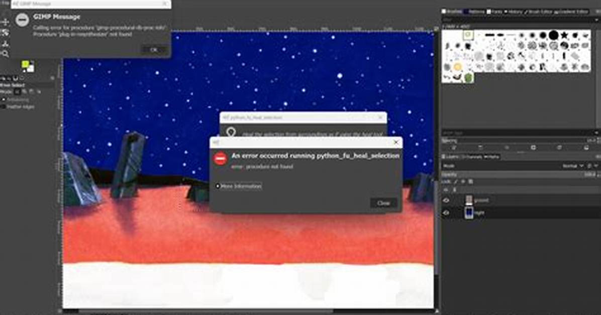 Gimp Plugin Is Missing