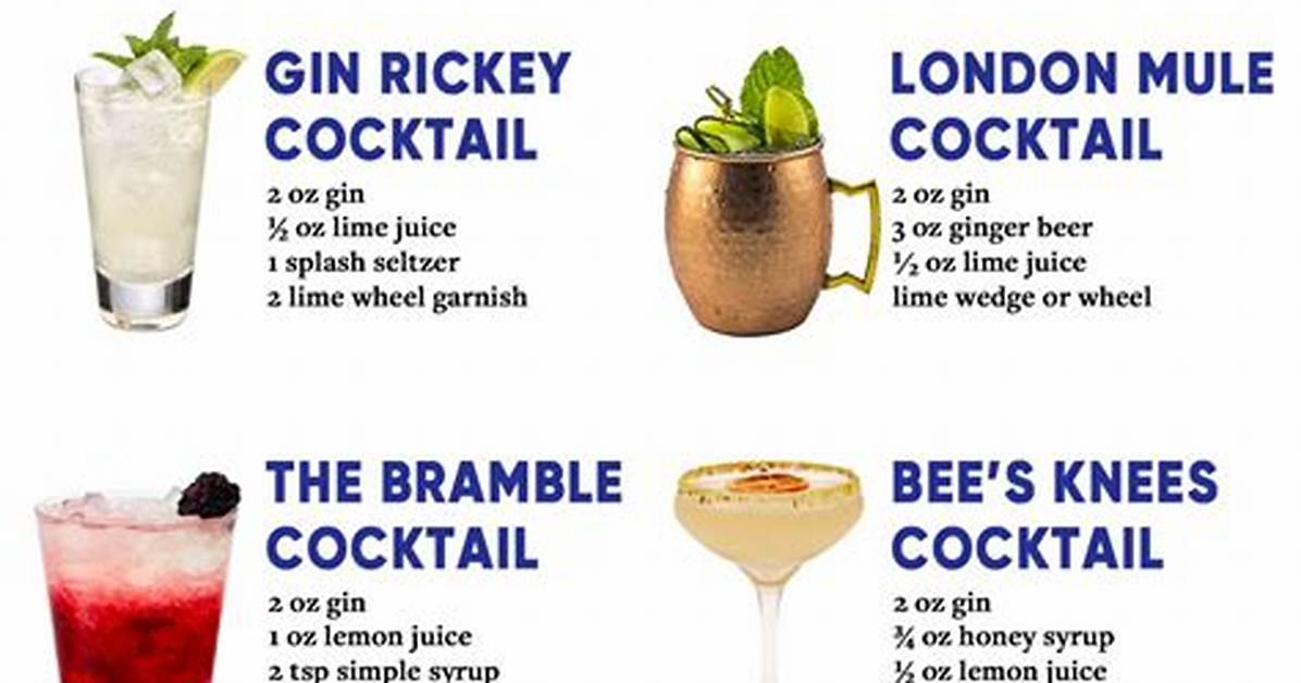 Gin and ___ (Basic Summer Cocktail)