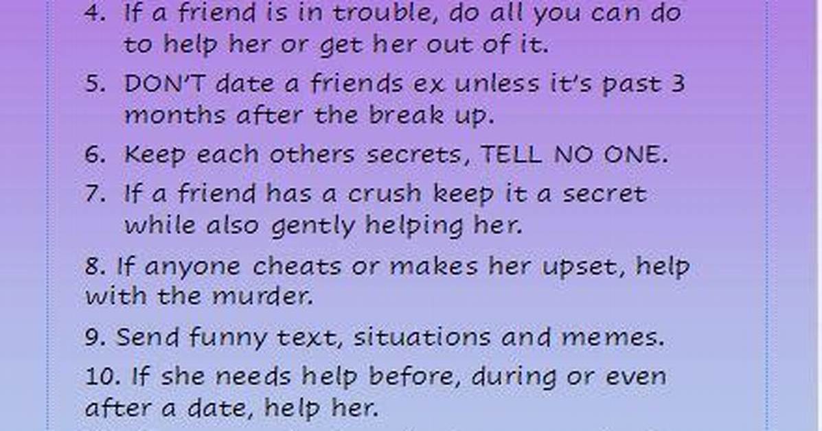 Girl Code Rules