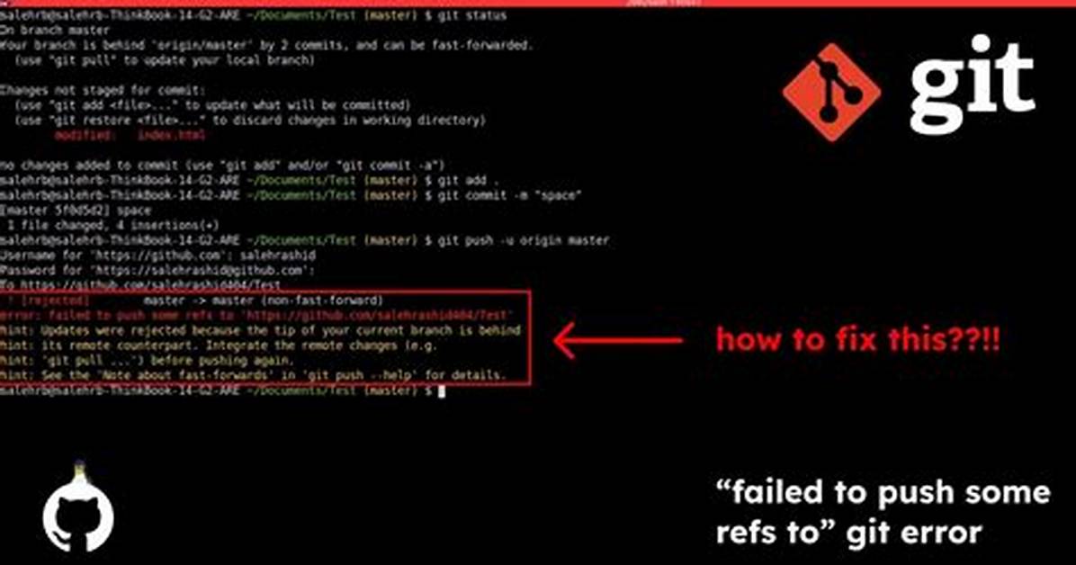 Git Push Rejected