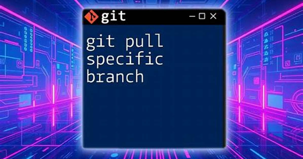 Git Push to Specific Branch