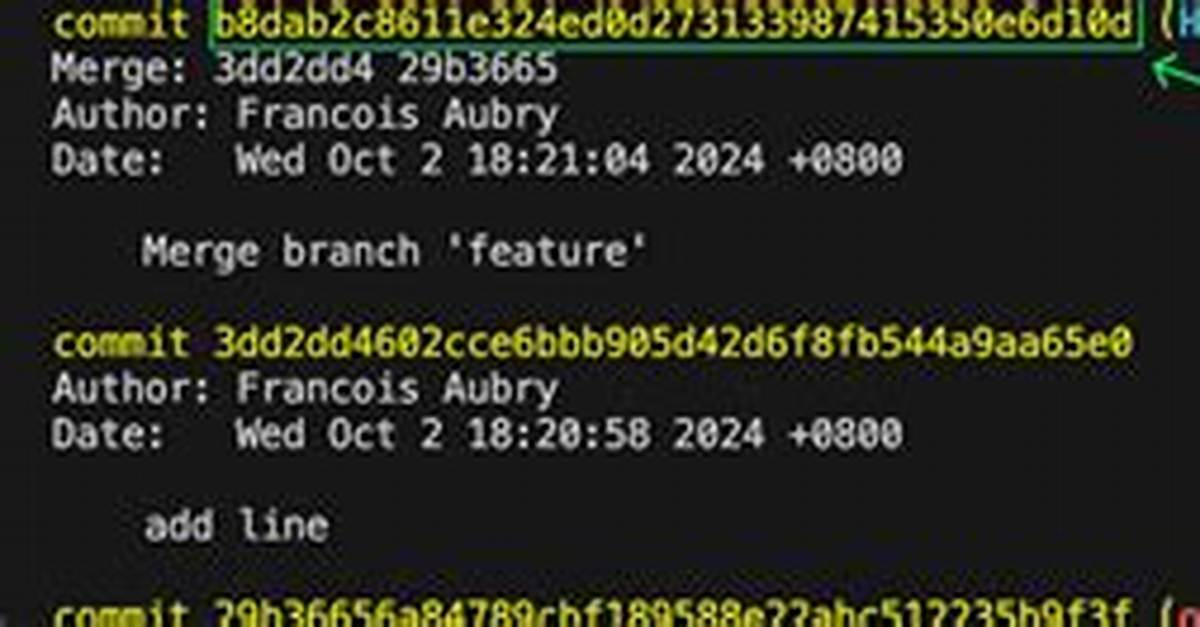 Git Revert Merge Commit