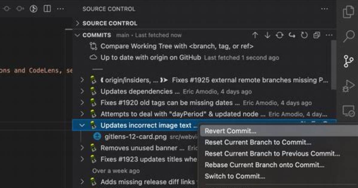 Git Revert to Specific Commit