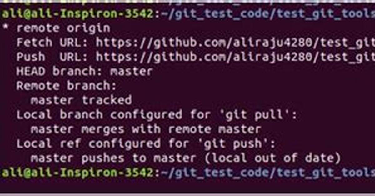 Git Show Origin