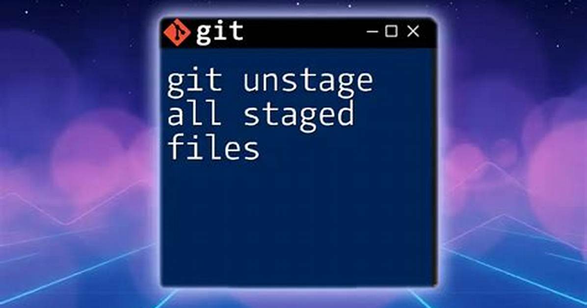 Git Unstage All