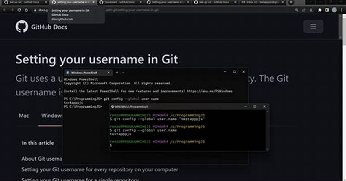 Git Username