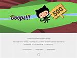 Github 500 Error the Page Can Not Be Loaded