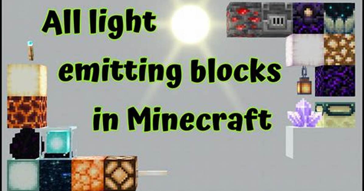 Glowing Blocks Minecraft