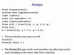 Glsl for-Loop Array Index