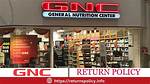Gnc Return Policy