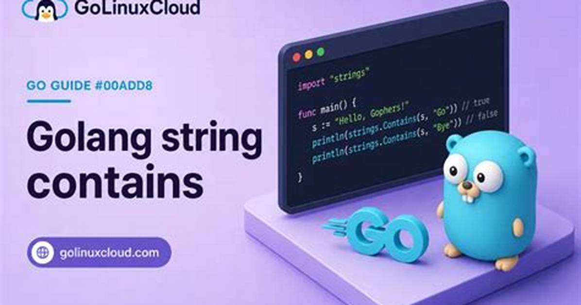 Go Test String Contains Substring
