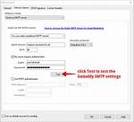 Godaddy Smtp Settings