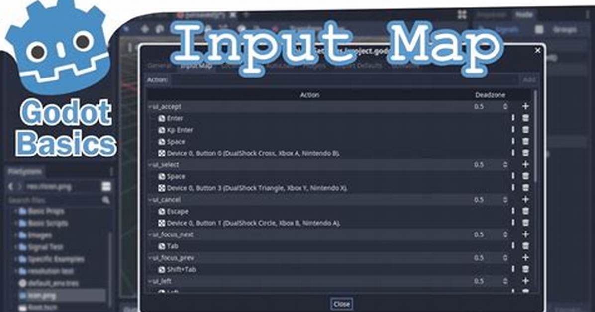 Godot Engine Input Map