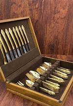 Gold Plated Silverware