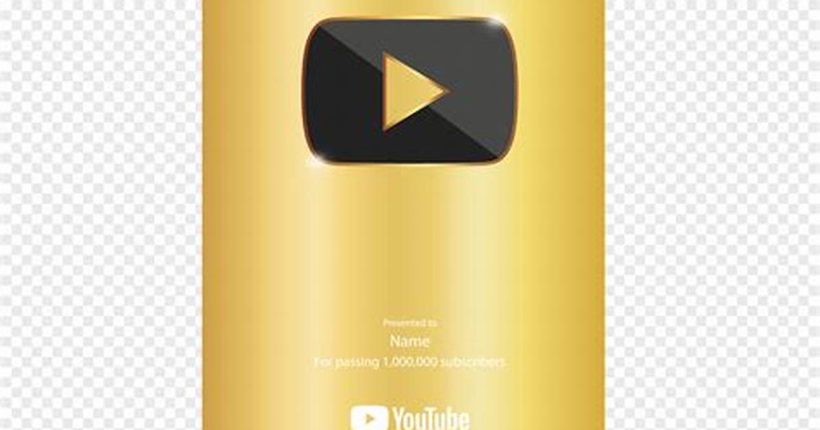 Gold Play Button