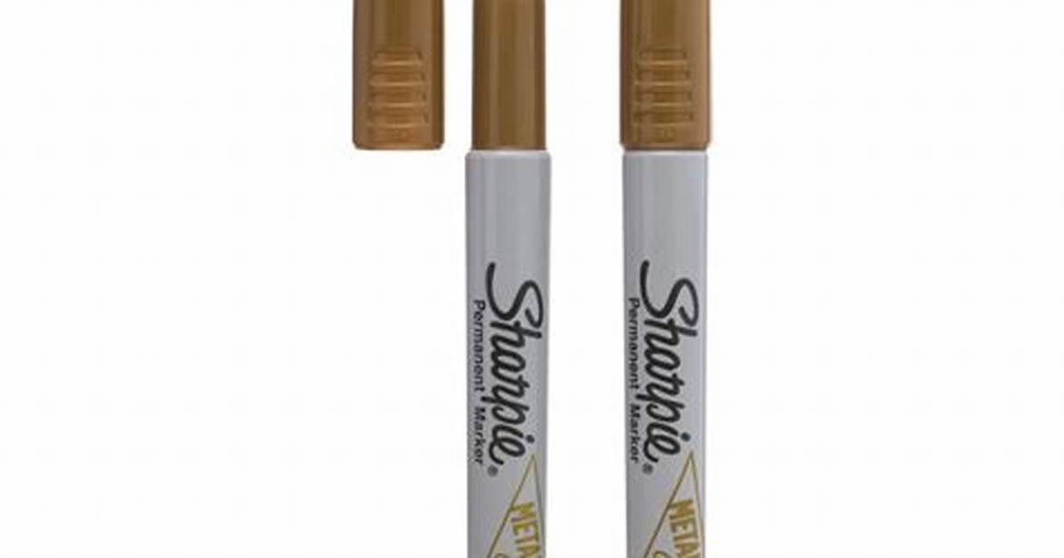 Gold Sharpie