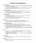 Good Objective for Resume