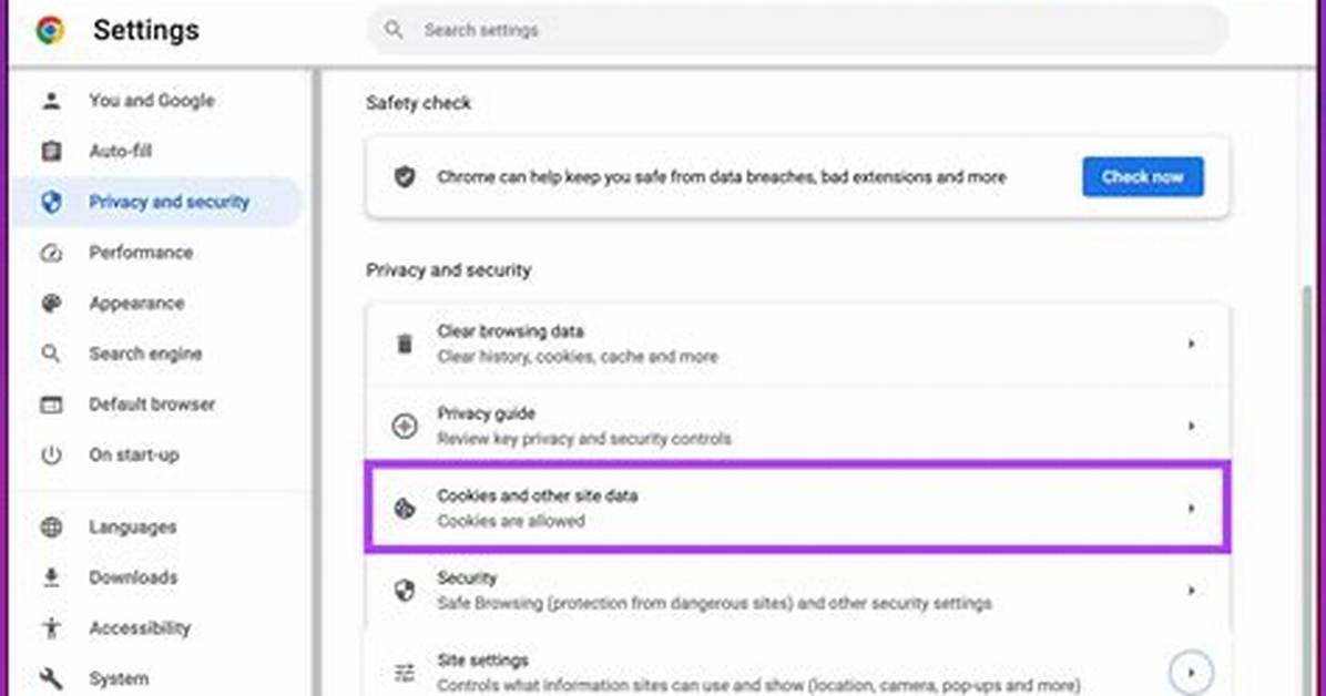 Google Chrome - Clear Cache for Specific Website
