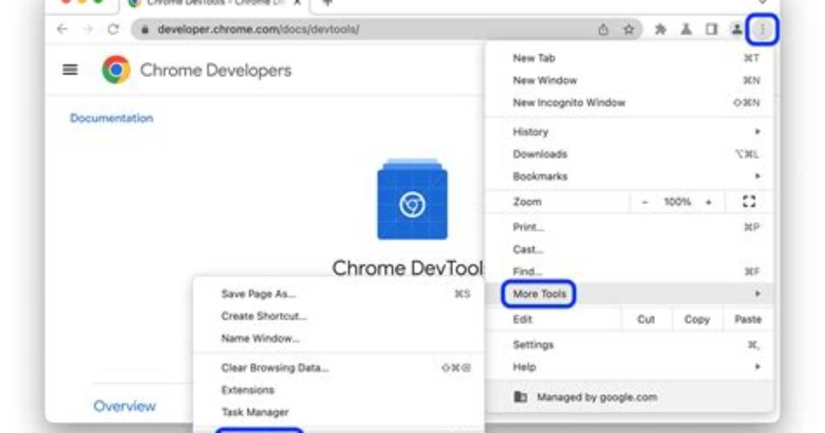 Google Chrome Developer Tools Not Displaying
