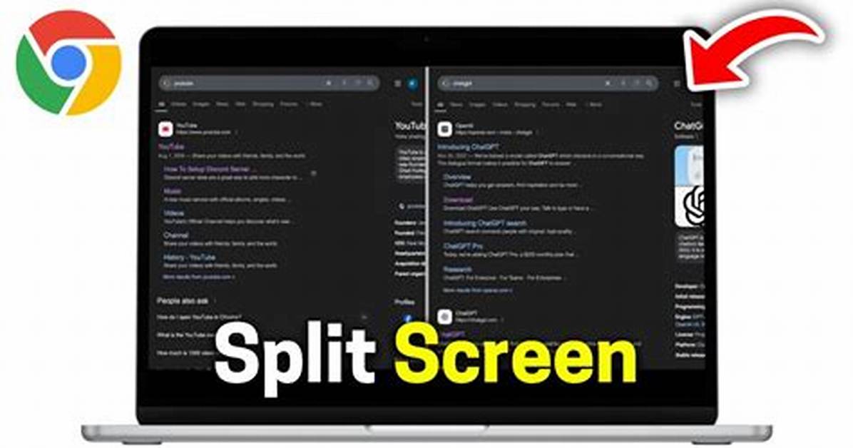 Google Chrome Split Screen Tabs on Mac Os X
