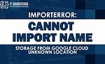 Google. Cloud Import Storage: Cannot Import Storage