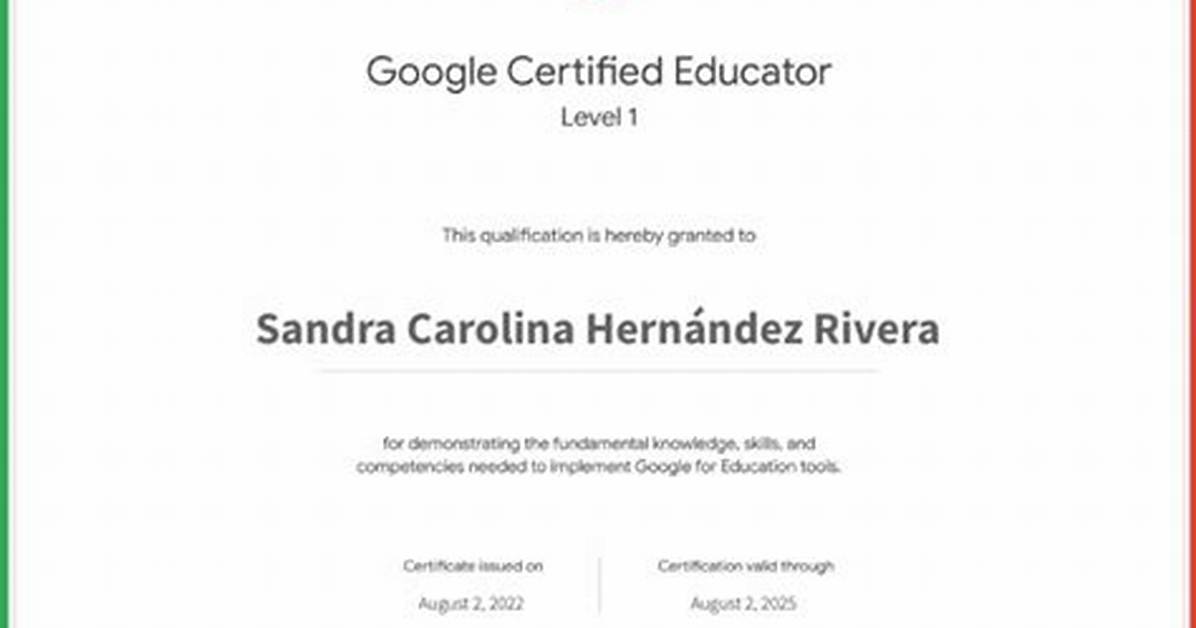 Google Level 1 Certification