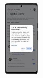 Google Maps Location Sharing W/ Arrival Notifications