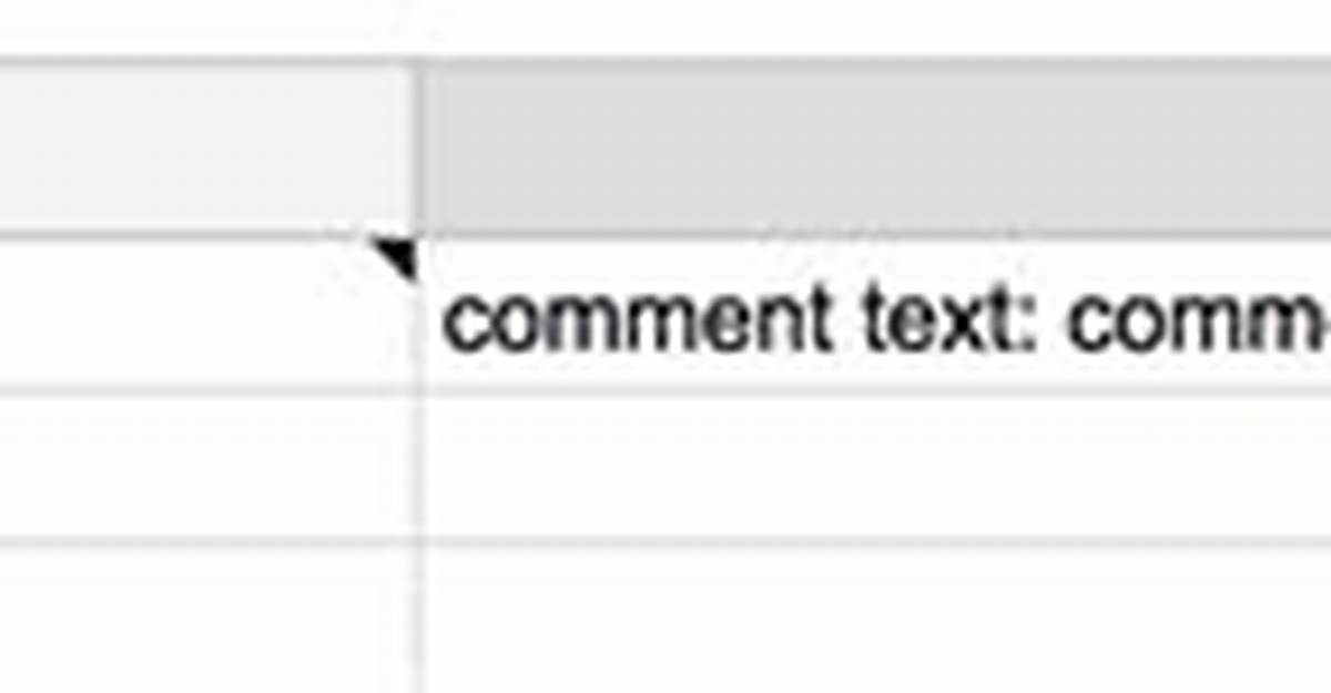 Google Spreadsheet Adding Tooltip