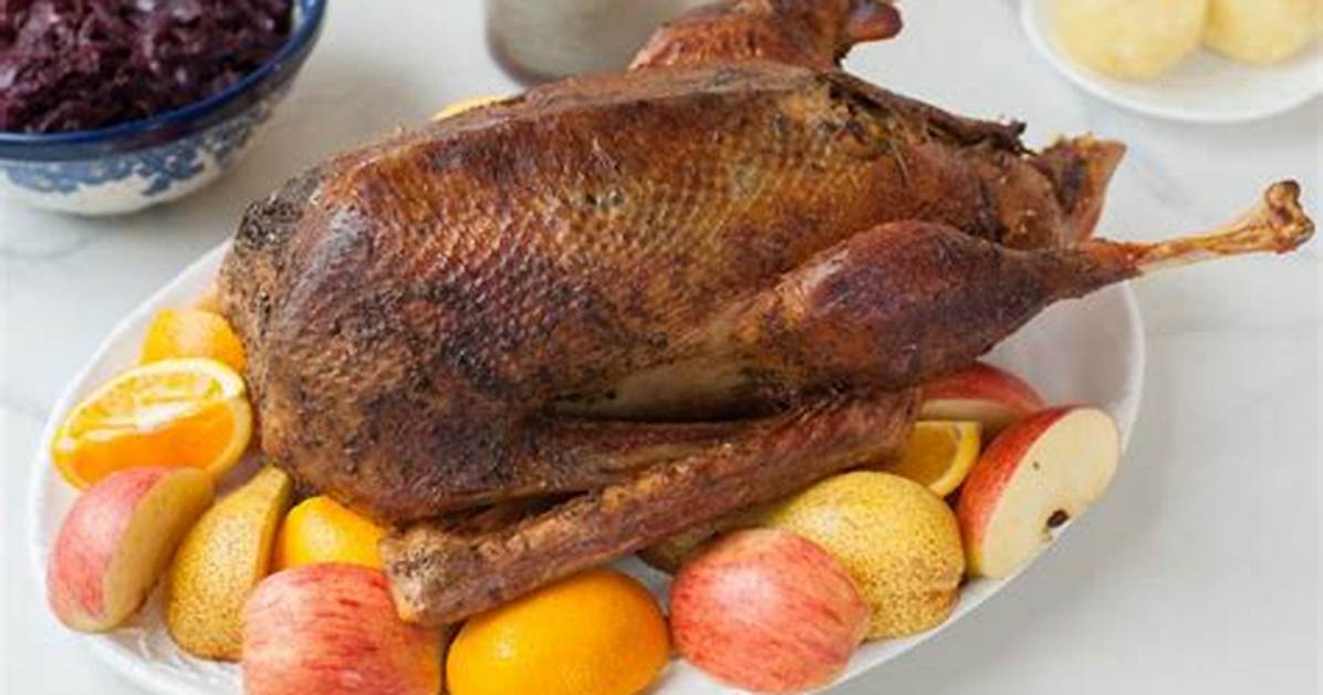 Goose Cooked