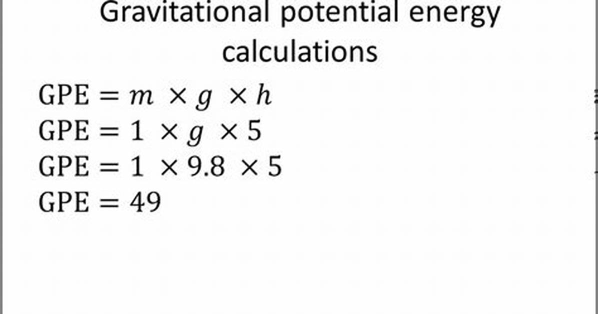 Gpe Formula