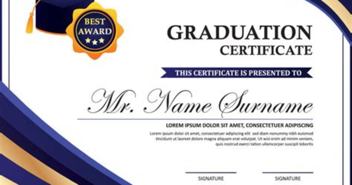 Graduation Certificate