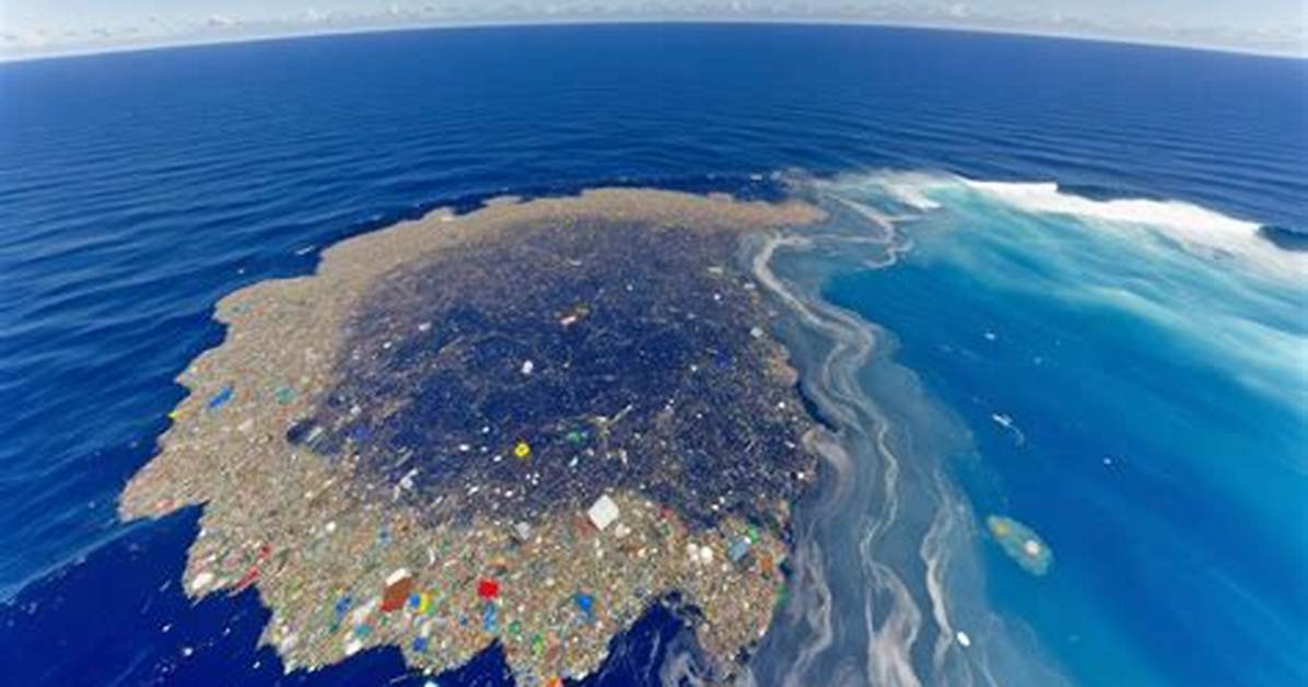 Great Pacific Garbage Patch from Space