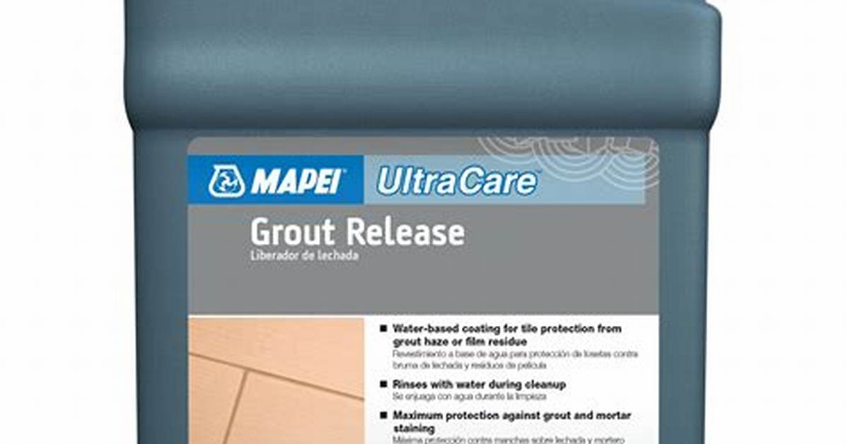 Grout Release