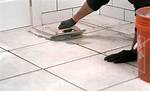 Grouting Tile Floor