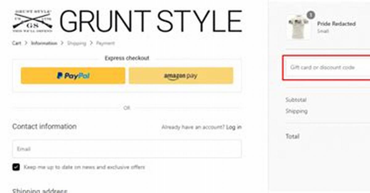 Grunt Style Discount Code