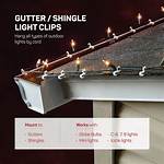 Gutter Clips for Lights