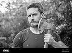 Guy with Axe and a Baby Open Door Video Original