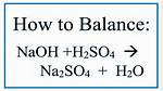 H2So4 + Naoh