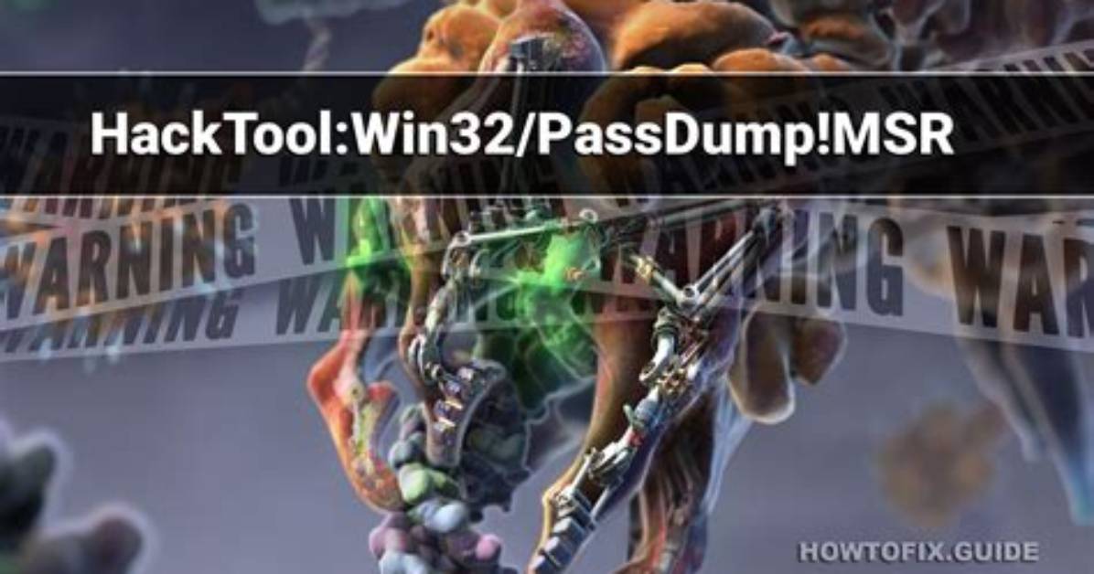 Hacktool: Win32/Passdump! Msr — Passdump Hacktool Removal Guide
