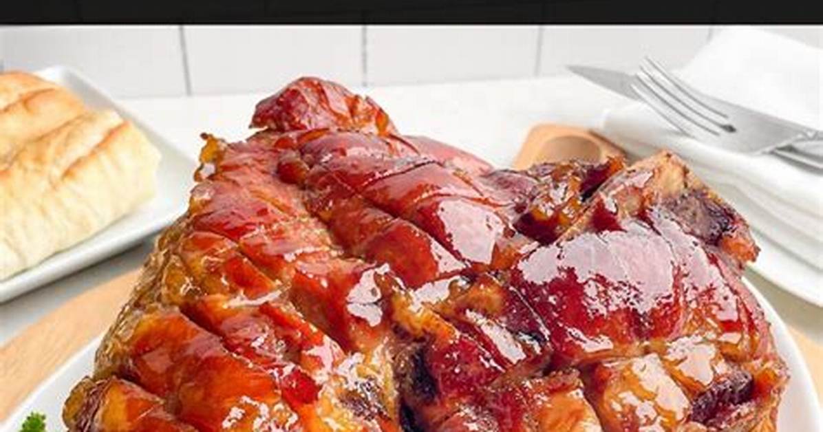 Ham in Roaster