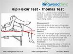 Hamstring and Hip Flexor Test