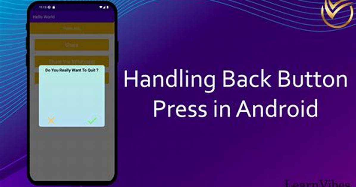 Handling Back Button in Android Navigation Component