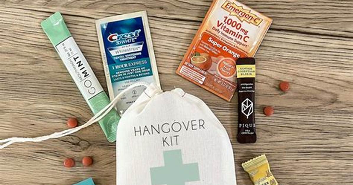 Hangover Kit Ideas