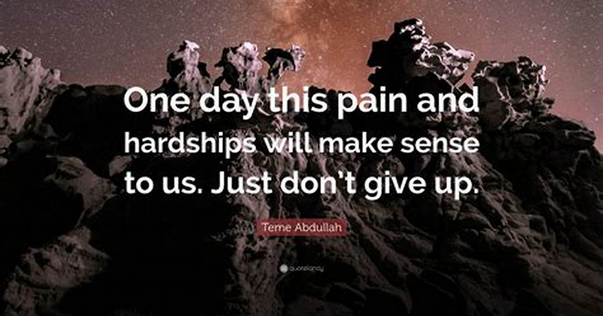 Hardships
