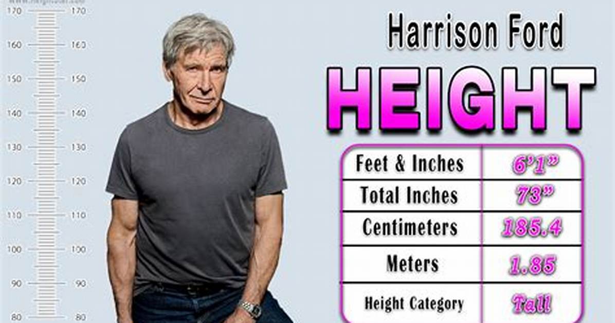 Harrison Ford Height